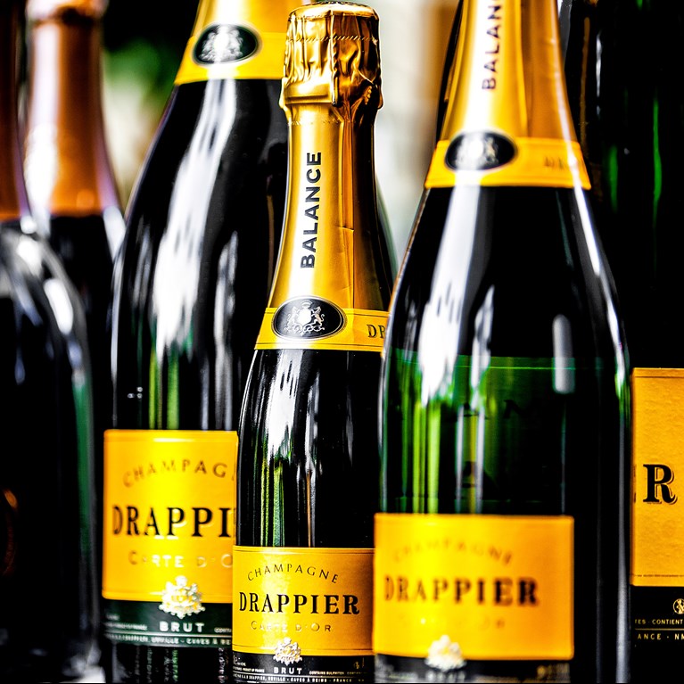 Champagner Drappier of the Balance Familie